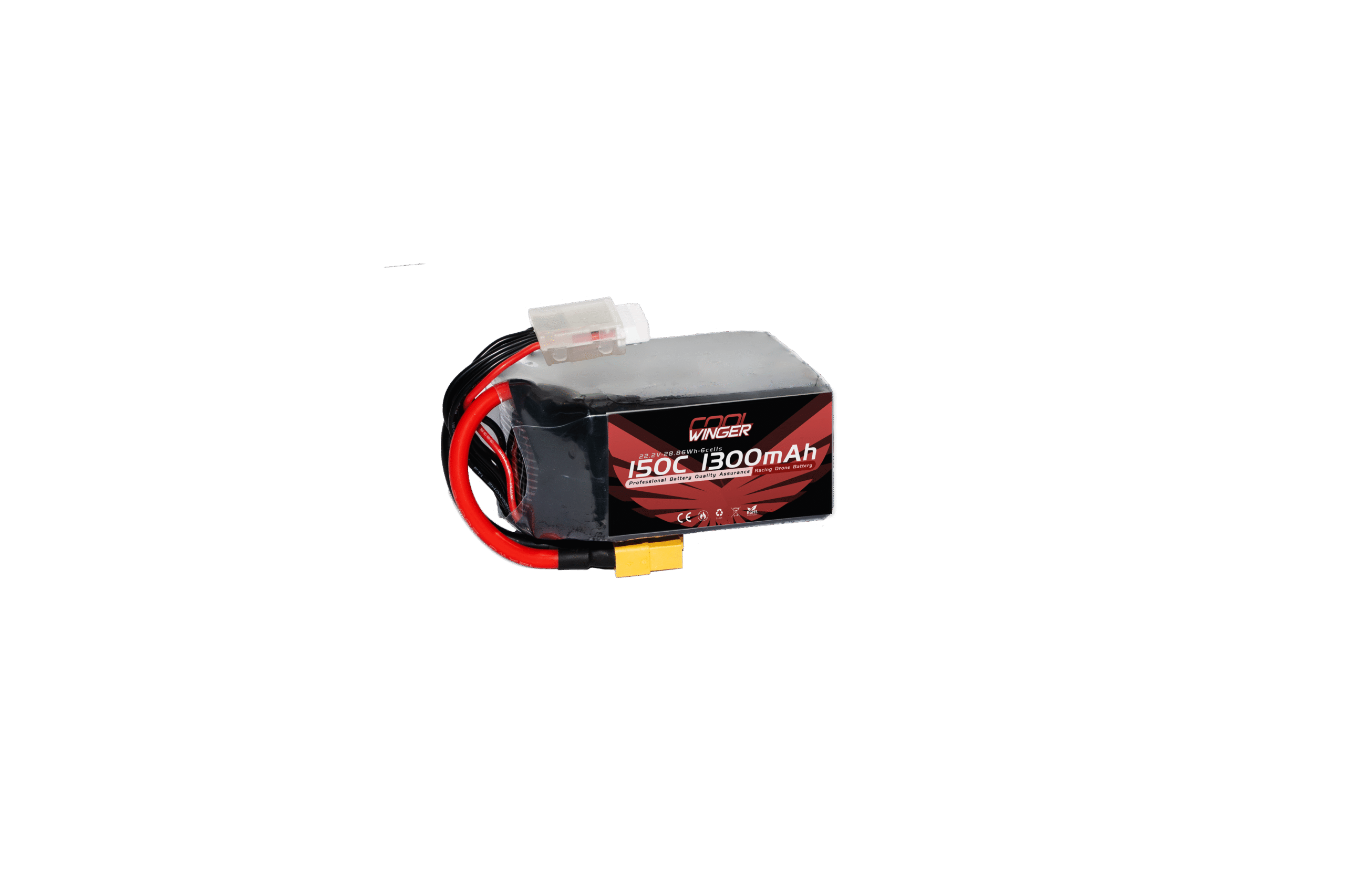 WES CoolWinger LiPo RC Drone Battery Pack 1300mAh - Image 4